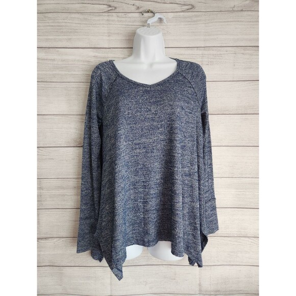 a.n.a small blue long sleeve sweater 19.5972 - Picture 1 of 7